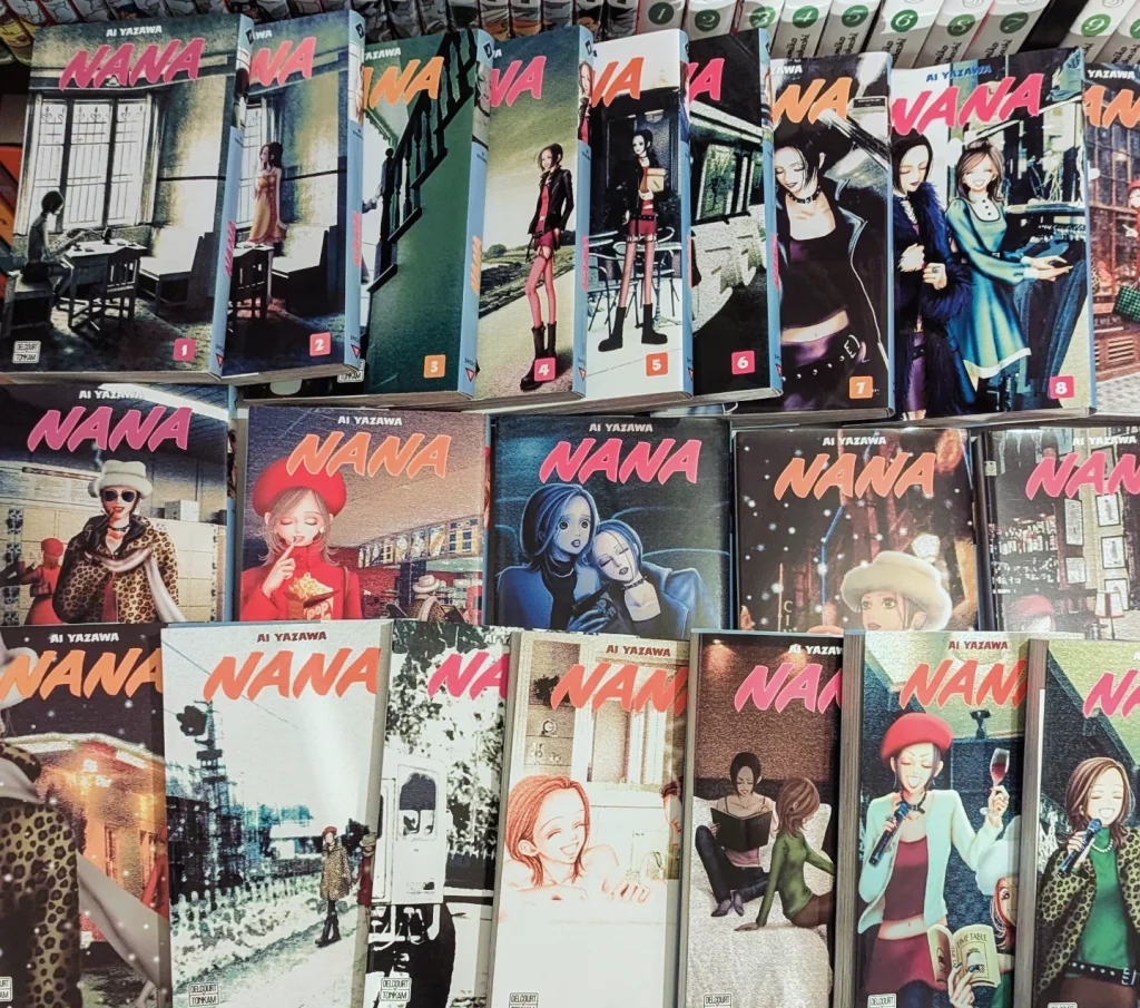 Nana de Ai Yazawa - Couvertures des 21 tomes